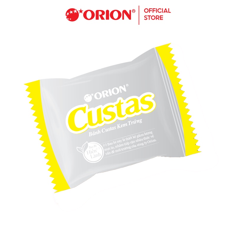 Hộp 12 gói bánh Orion Custas kem trứng (282G)