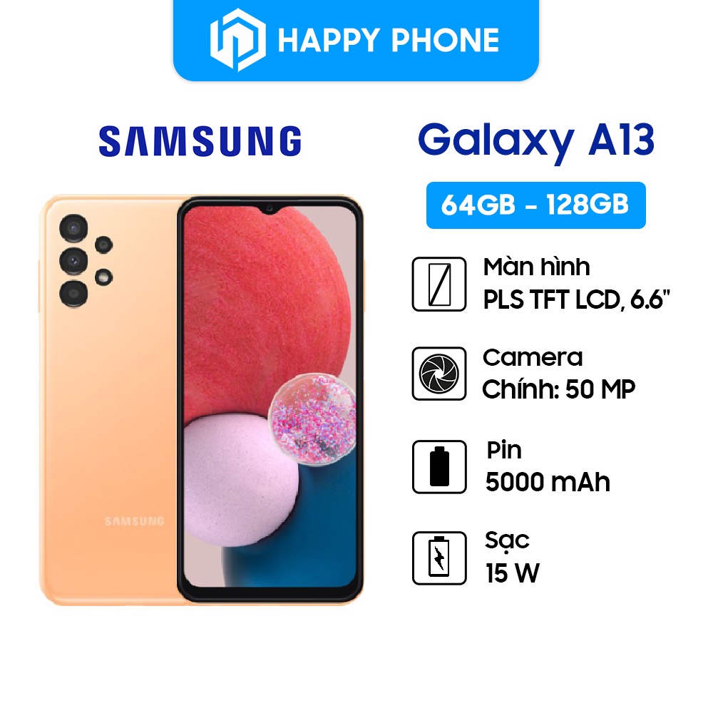 Điện thoại Samsung Galaxy A13 - Hàng chính hãng, Mới 100%, Bảo hành 12 tháng | BigBuy360 - bigbuy360.vn