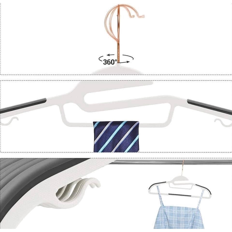 Set mắc treo quần áo - móc treo quần áo Songmics - 30 cái