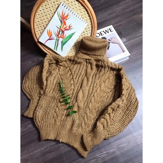 áo len thừng cổ lọ nhiều màu
