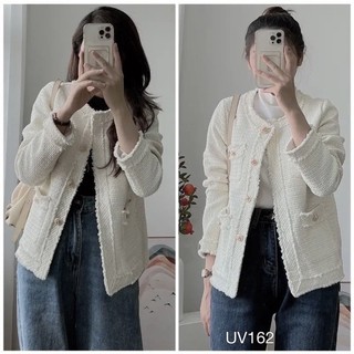 áo khoác dạ viền