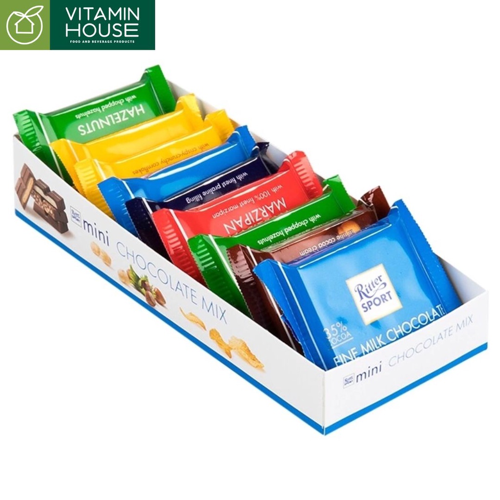 Socola Mini Hỗn Hợp Ritter Sport Hộp 250g