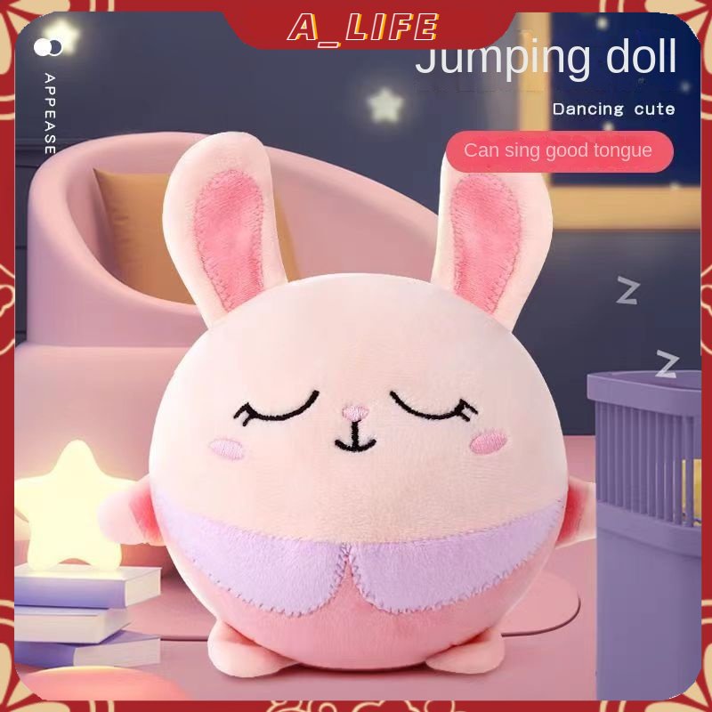 A-LIFE Đồ Chơi Thỏ Nhồi Bông Nhảy Nói Chuyện Phong Cách Tiktok Phát Ra Âm Thanh Giáo Dục Sớm Cho Trẻ Sơ Sinh