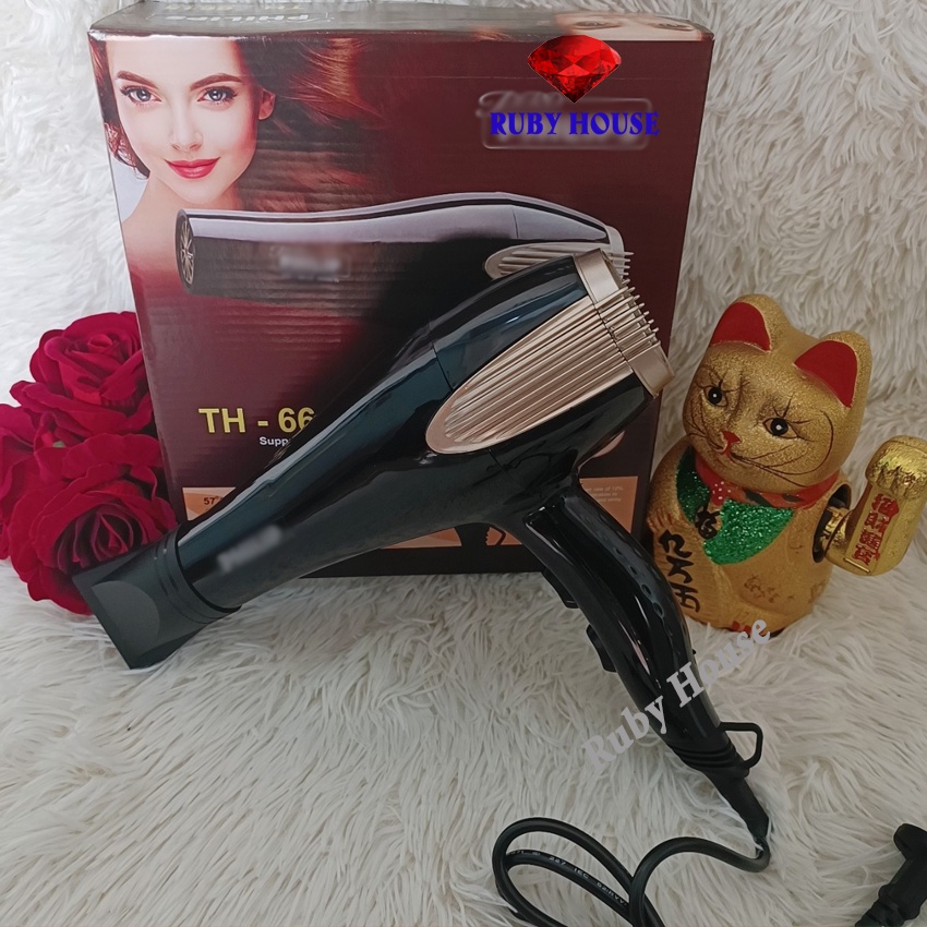 Máy sấy tóc PL công suất lớn 6000W, máy sấy tóc chuyên nghiệp sấy nhanh, sấy khoẻ - Tặng đầu sấy cụp