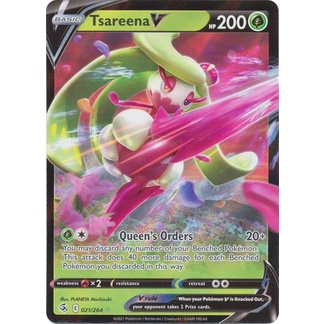 Lá bài thẻ bài Tsareena V - Ultra Rare - 021/264