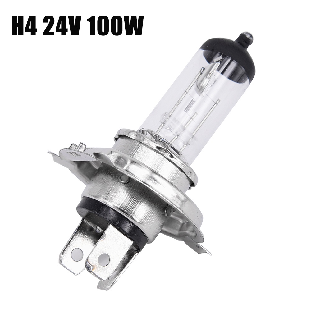1 Đèn Pha Xe Hơi 100W 24V 3200K H4 Chất Lượng Cao