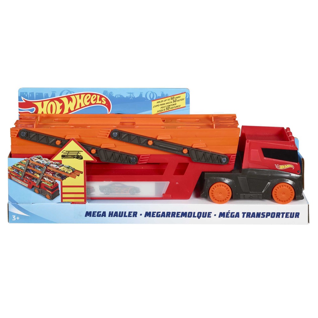 ♛Hot Wheels Đồ Chơi Xe Tải Chở Hàng Hạng Nặng GVG37