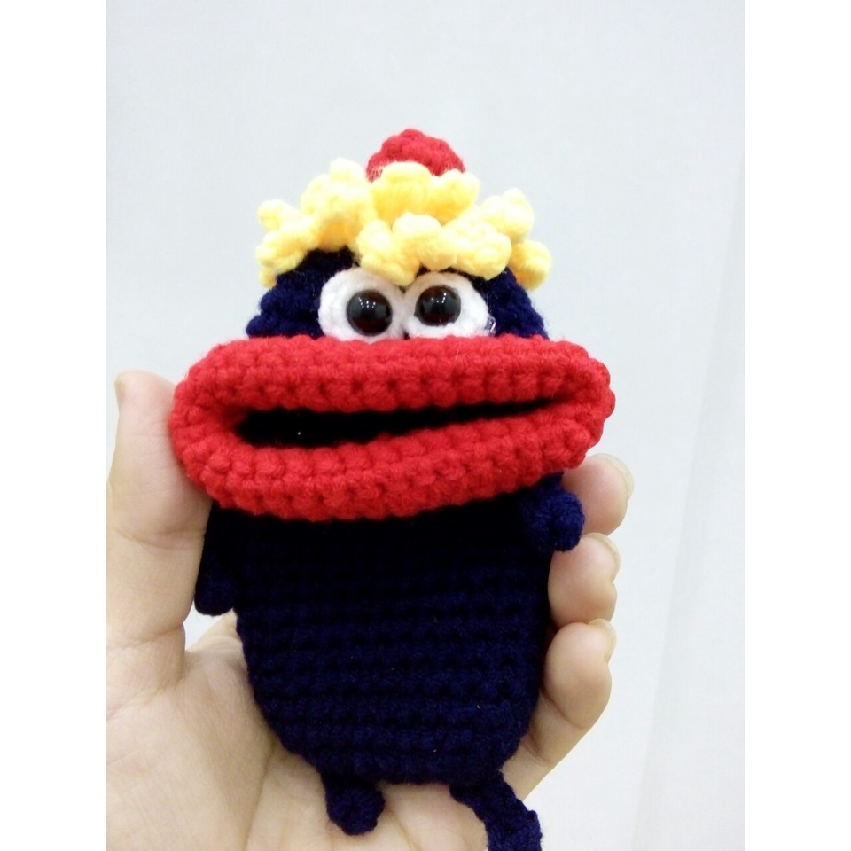 Túi đựng chìa khoá, Khóa smartkey ôtô, xe máy Môi Trề bằng len handmade