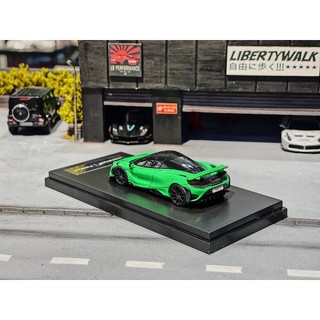 XE MÔ HÌNH MCLAREN 765LT,TỶ LỆ 1/64