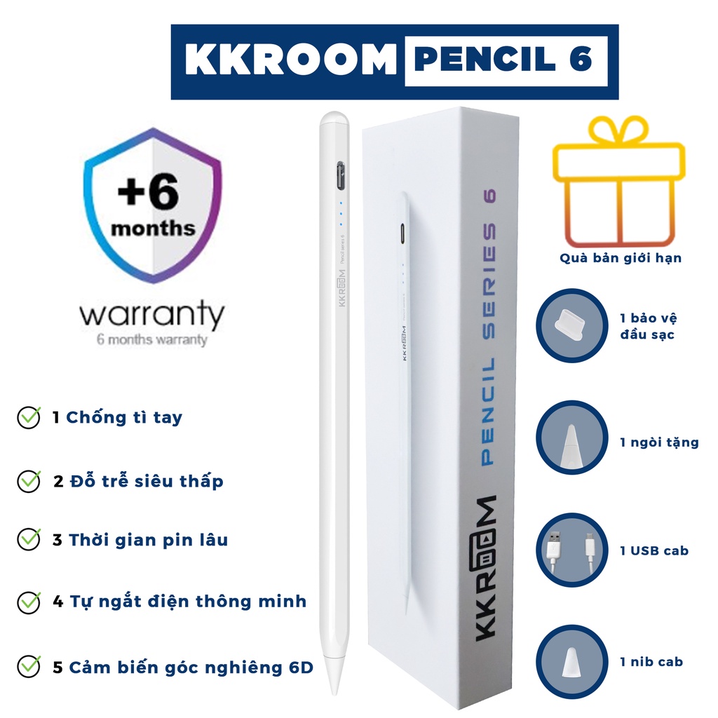 Bút cảm ứng cho ipad android iphone KKROOM stylus pen cây viết cảm ứng chuyên vẽ bút cảm ứng chuyên dụng