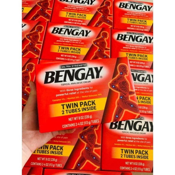 Kem Xoa Bóp Giảm Đau Bengay Ultra Strength Tuýp 113g Chính Hãng Mỹ