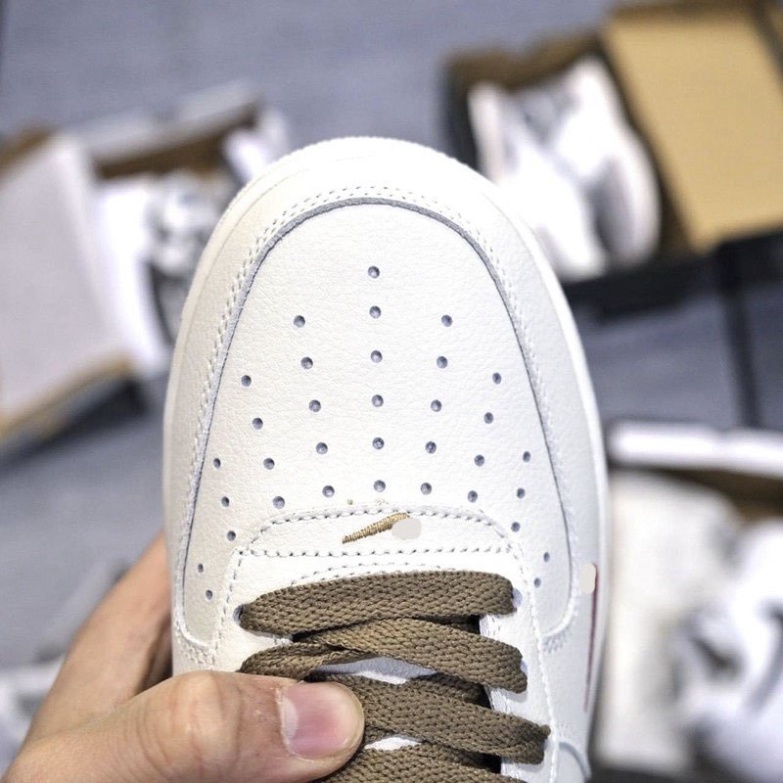 -** Giày Air Force Sneaker AF1 vệt nâu full bill box,JD phong cách thể thao nam nữ trẻ trung cá tính, đế tăng chiều cao