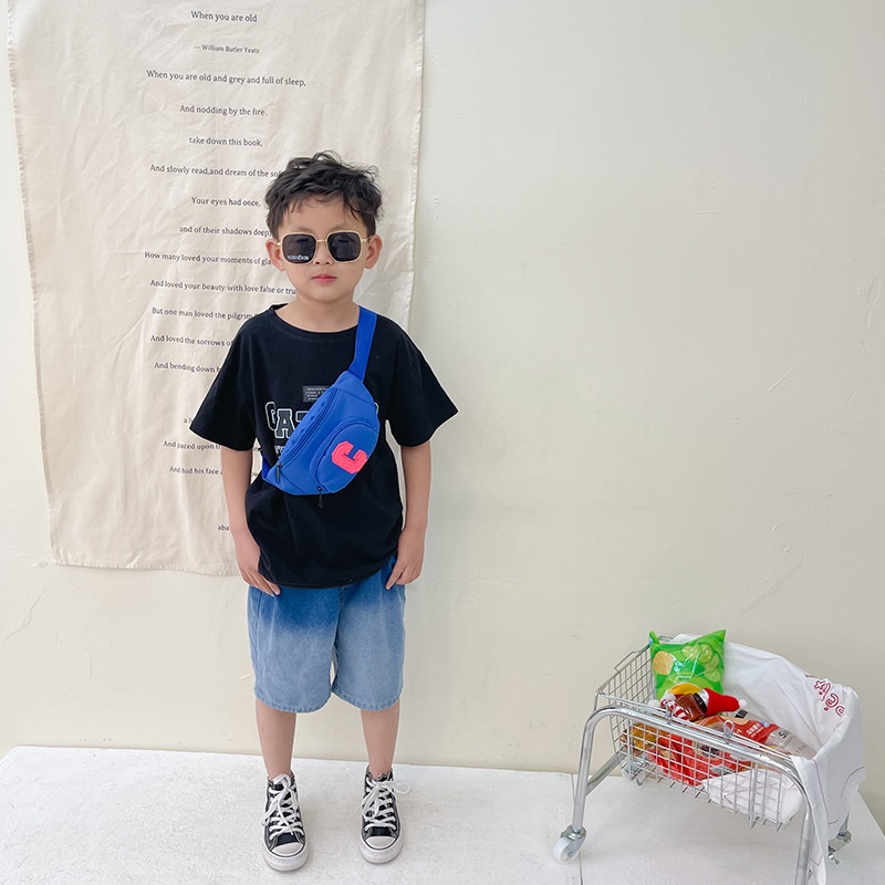 Túi đeo chéo túi đeo vai chữ C cho bé trai bé gái màu sắc dễ thương