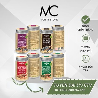 Trà Mầm Gạo Lứt đỏ, đậu đen, Trà bancha thực dưỡng Hạnh Tâm - Michity