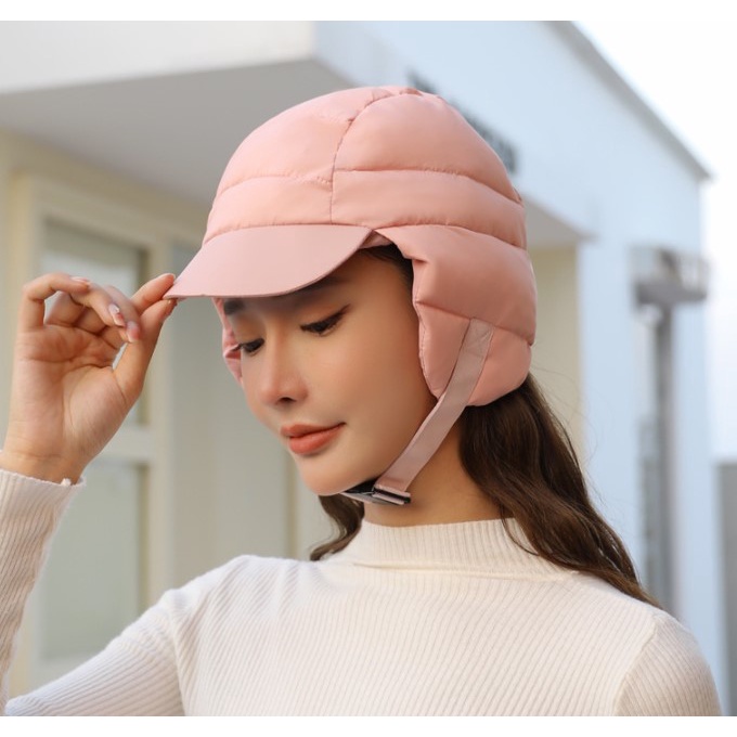 Mũ Trùm Tai Giữ Ấm Siêu Nhẹ Chống Gió / Thấm Nước Thời Trang Cho Nam Và Nữ