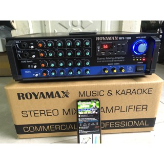 Amply Karaoke Royamax MPX-1500 chạy 12 sò Có Reverb - chóng hú