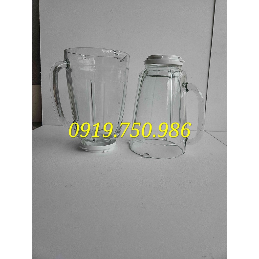 Cối thủy tinh to máy xay Philip Hr2221 Hr2222 hàng chuẩn hãng - Kho buôn linh kiện gia dụng