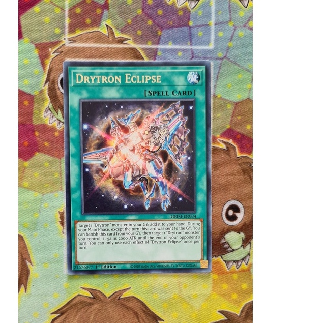 Thẻ Bài Yugioh Mint90 Spell Drytron Eclipse - GEIM-EN034 - Rare