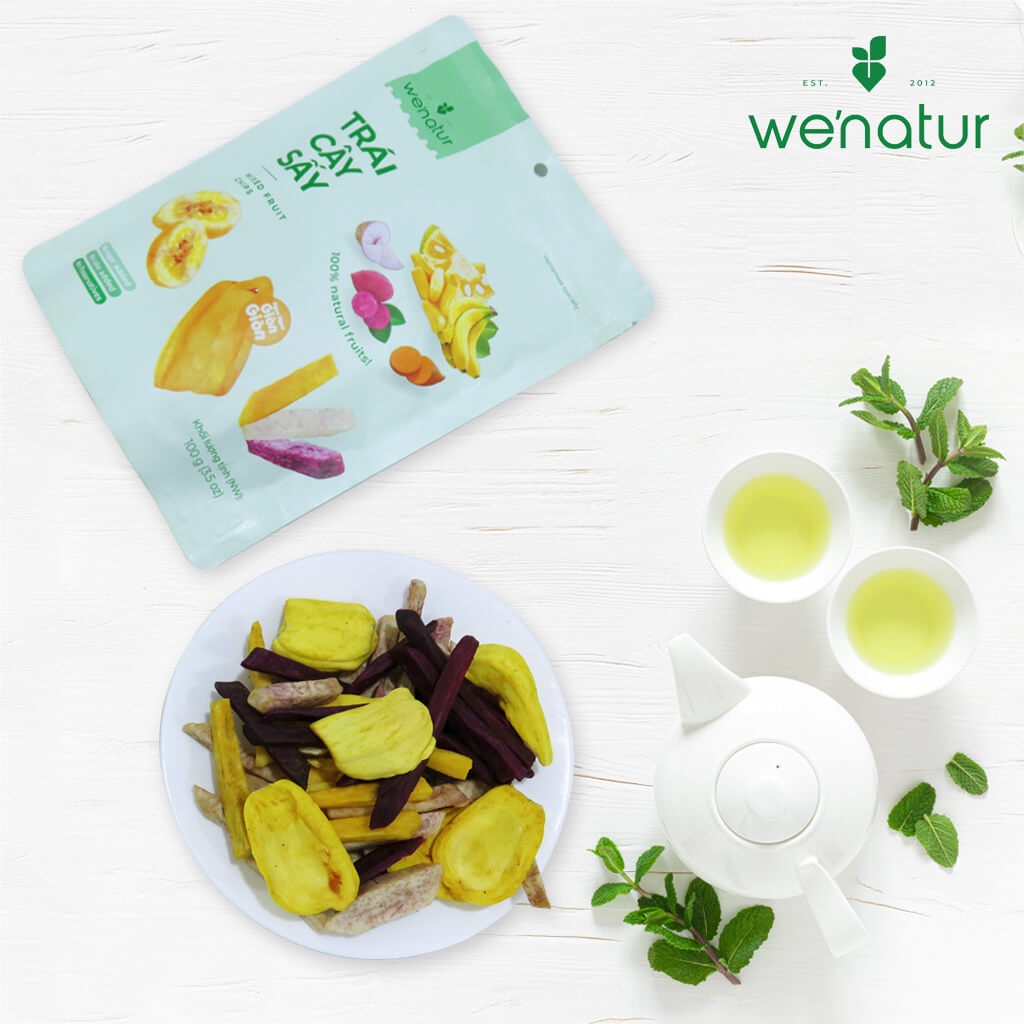 Trái Cây Sấy Tổng Hợp Wenatur Gói 100gram
