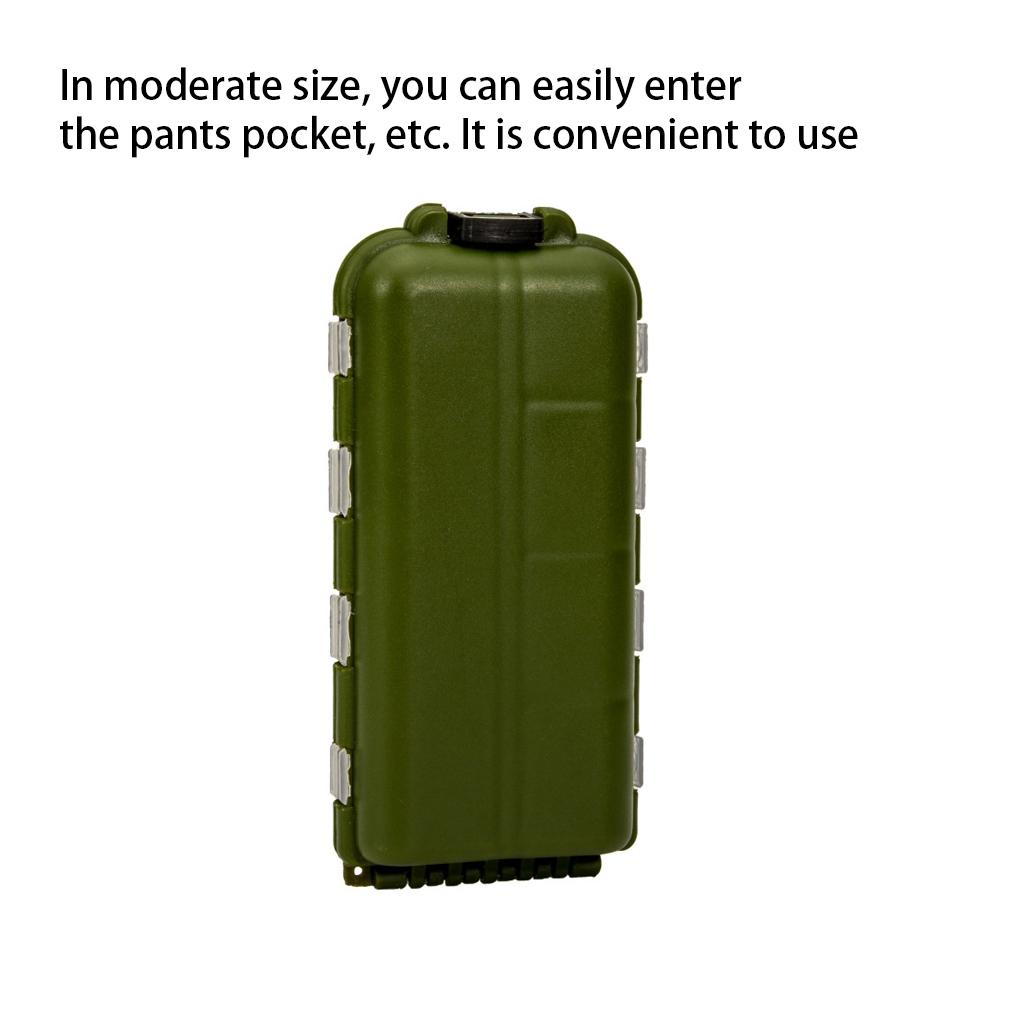 Hộp Đựng Mồi Câu Cá Mini Nhiều Ngăn Siêu Nhẹ Chống Thấm Nước