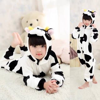 bộ đồ thú bò sữa trẻ em