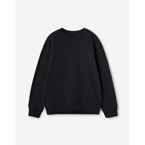 Áo nỉ GL hiệu Nga Basic Sweater_màu đen