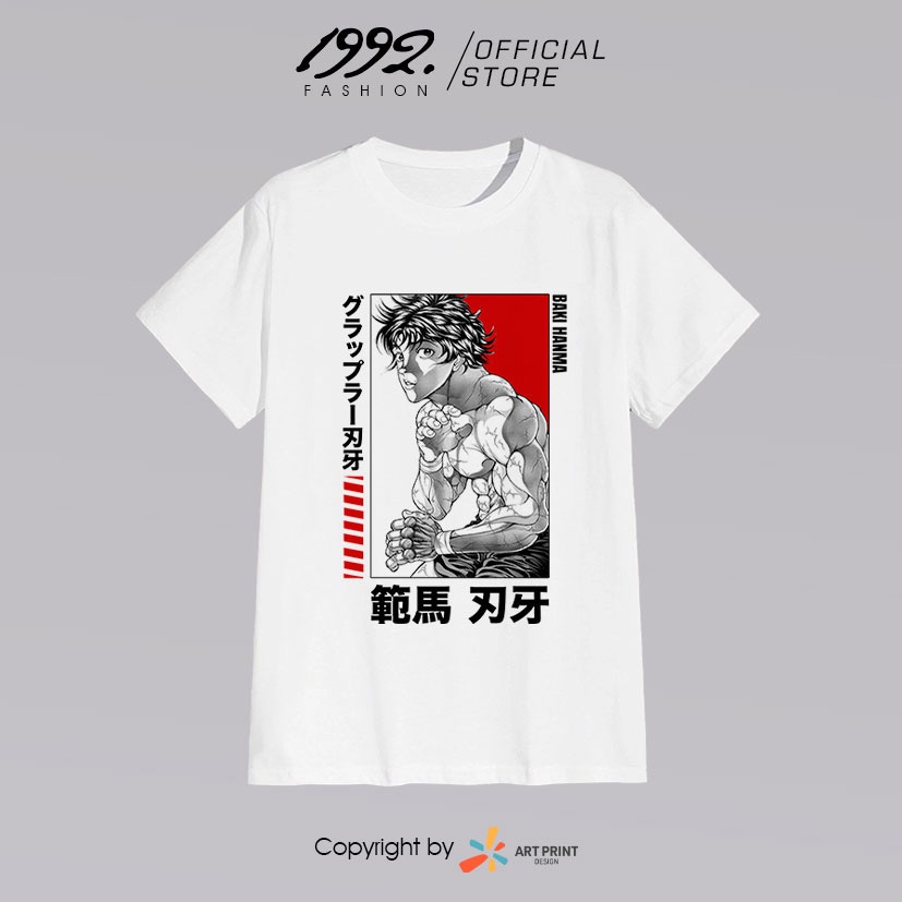 Áo thun Baki the Grappler Baki Hanma  ngắn tay