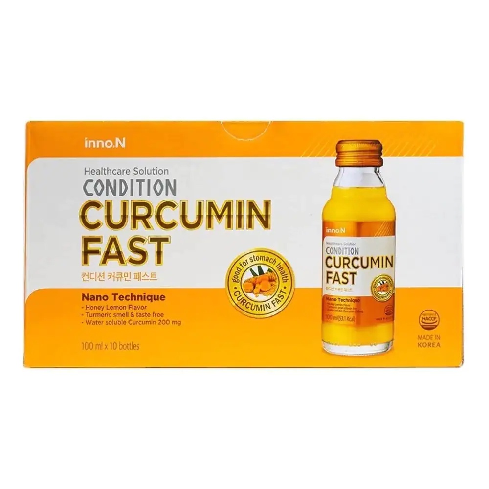 Combo 10 chai nước tinh nghệ Nano Curcumin Condition Curcumin Fast hỗ trợ