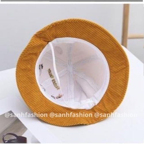 [Bé 6tháng-4tuổi] MŨ VÀNH TEDDYBEAR VÁ 2 MÀU CHO BÉ TRAI,GÁI_sanhfashion