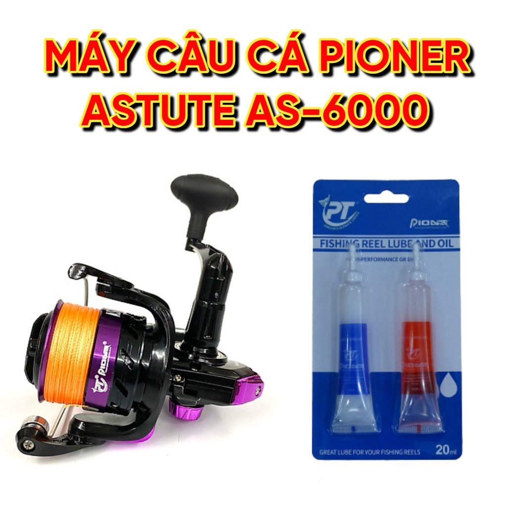 Máy Câu Cá Pioneer Astute Tặng Kèm Dây Siêu Bền