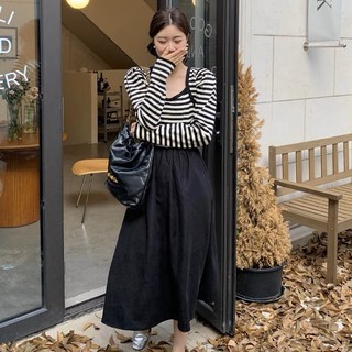 Đầm maxi tay dài freesize có 3 màu - Lyn's Closet