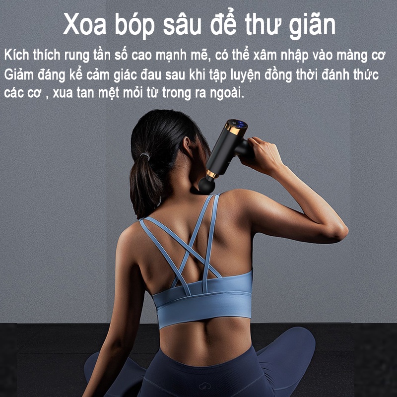 Máy massage cầm tay - MÁY MASAGE TOÀN THÂN - MÁY MASSAGE - MÁY MÁT SA -CẢM BIẾN , NHIỀU CHẾ ĐỘ ĐIỀU CHỈNH