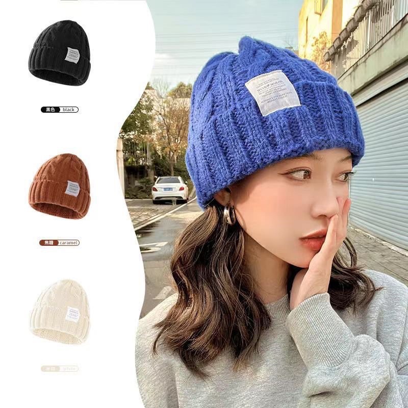 Mũ len vặn thừng siêu ấm phong cách ulzzang unisex giá rẻ nhiều màu - Nalita shop