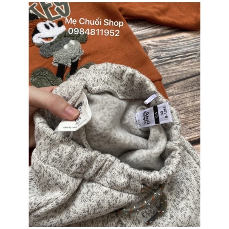 Bộ nỉ Miickey dư xịn cho bé trai, bé gái