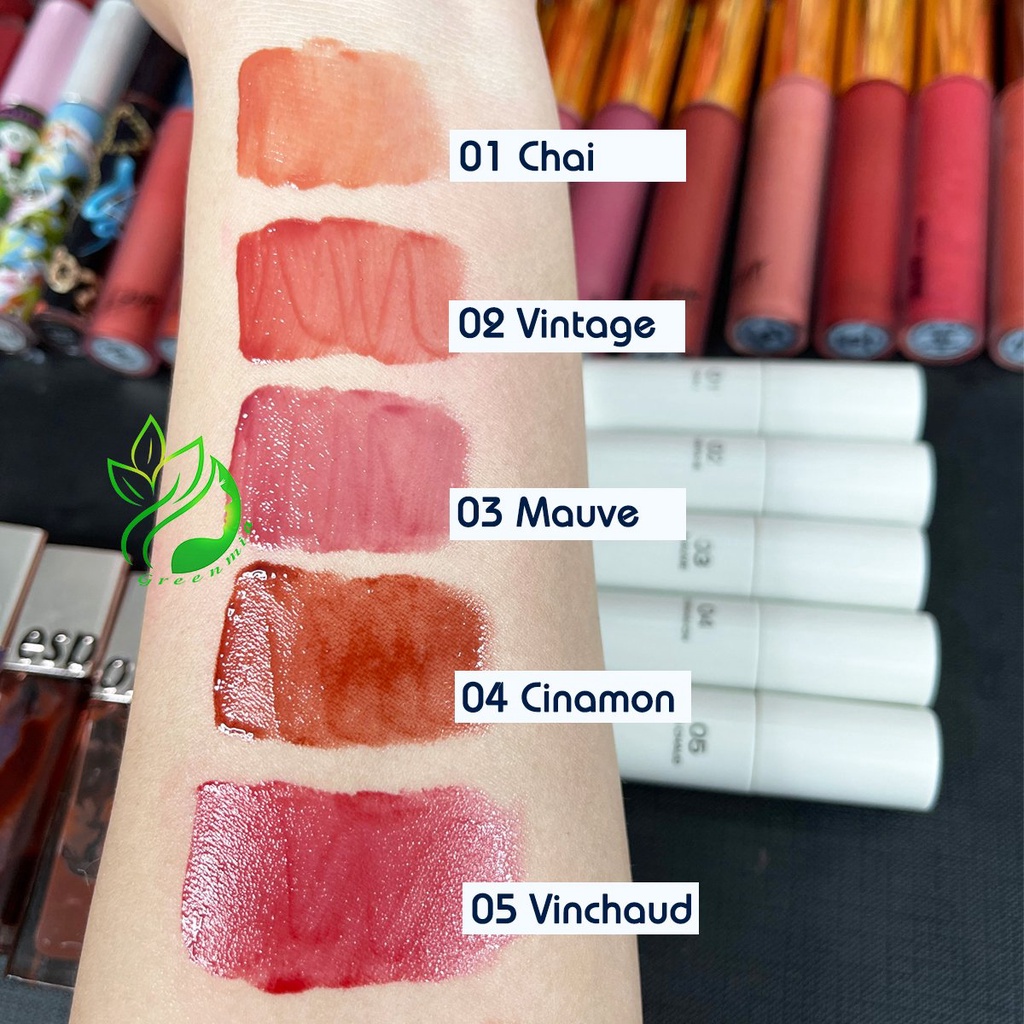 Son Bbia Tint Bóng Glow Lip Tint 01 Chai Cam Đào Siêu Xinh 4ML