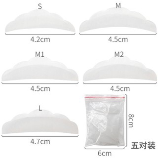 Trục uốn mi silicon colagen (Túi 5 cặp có 5 size)