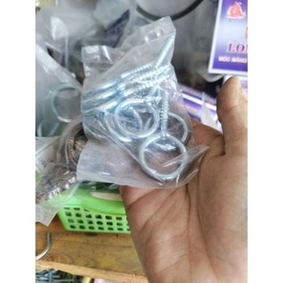 30 cái móc khoen tròn dùng bắt vào tắc kê khoan tường