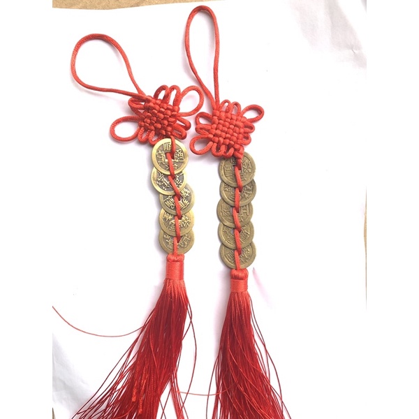 Dây Đồng Xu Ngũ Đế May Mắn Tài Lộc