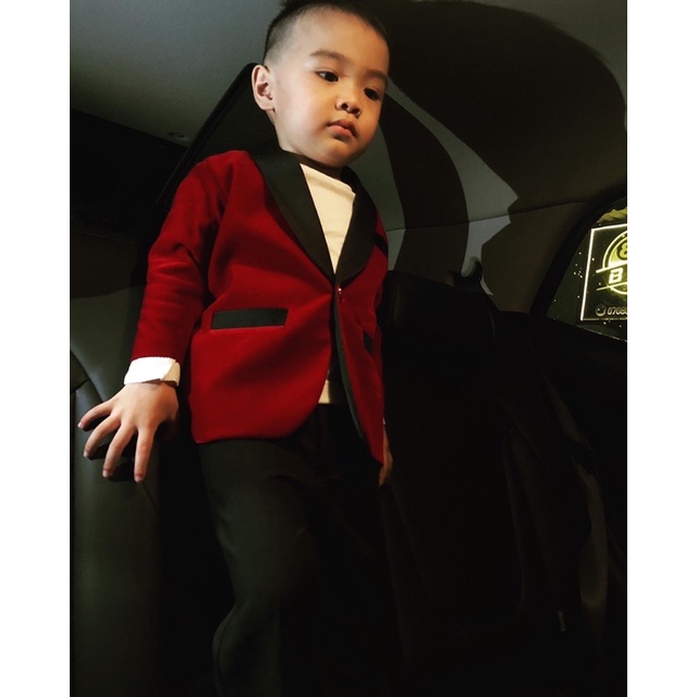 Vest Nhung cho bé trai