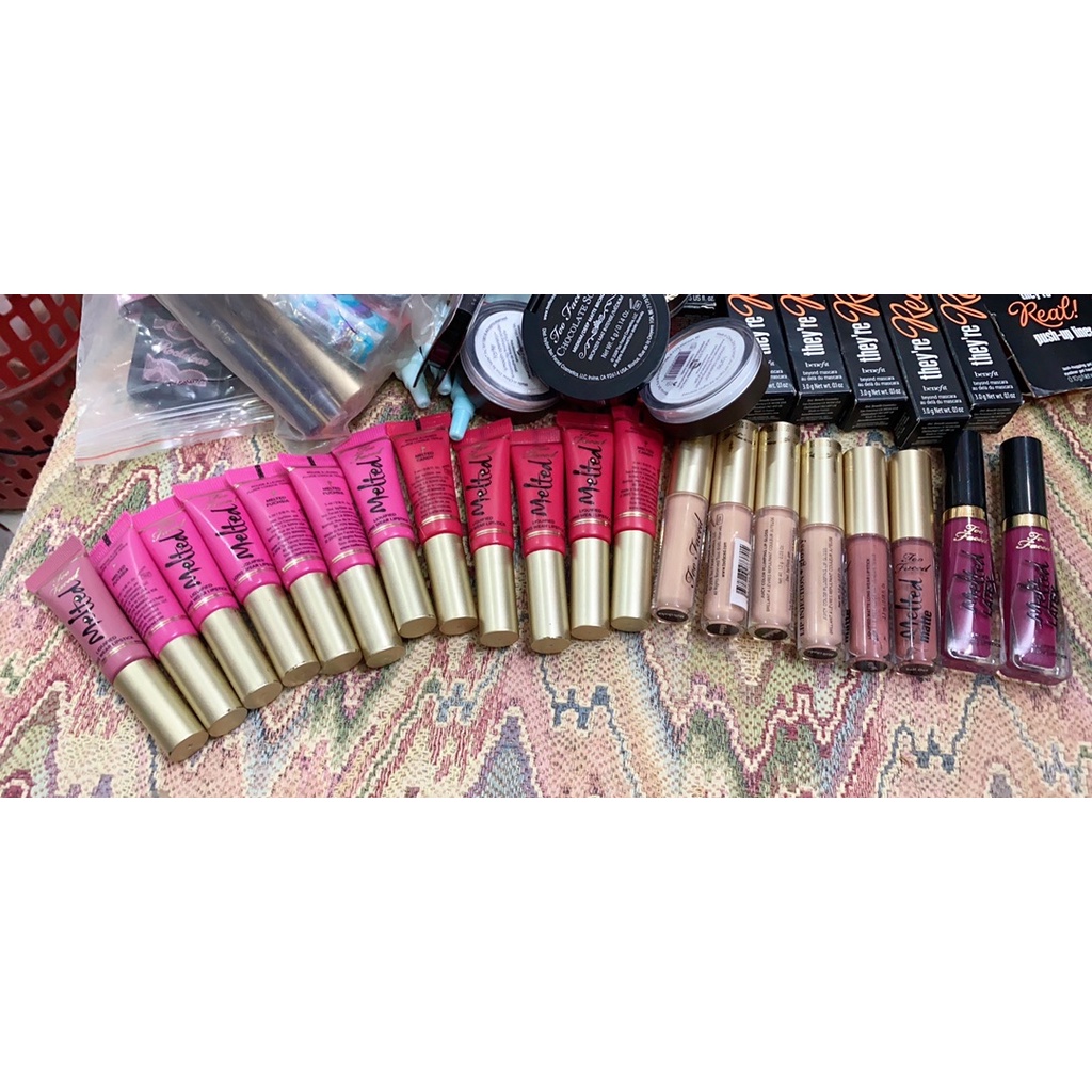 Tách lẻ son Too Faced mini ko hộp tách Set Sephora