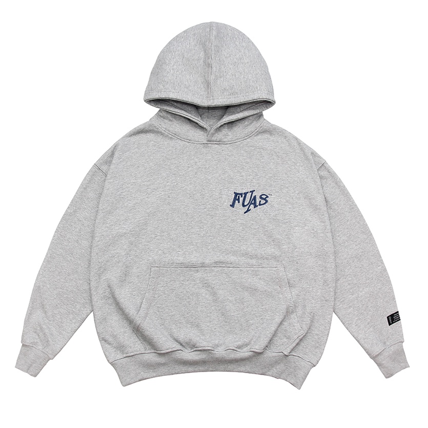 Áo Hoodie FUAS™ Warp Logo Grey Hoodie