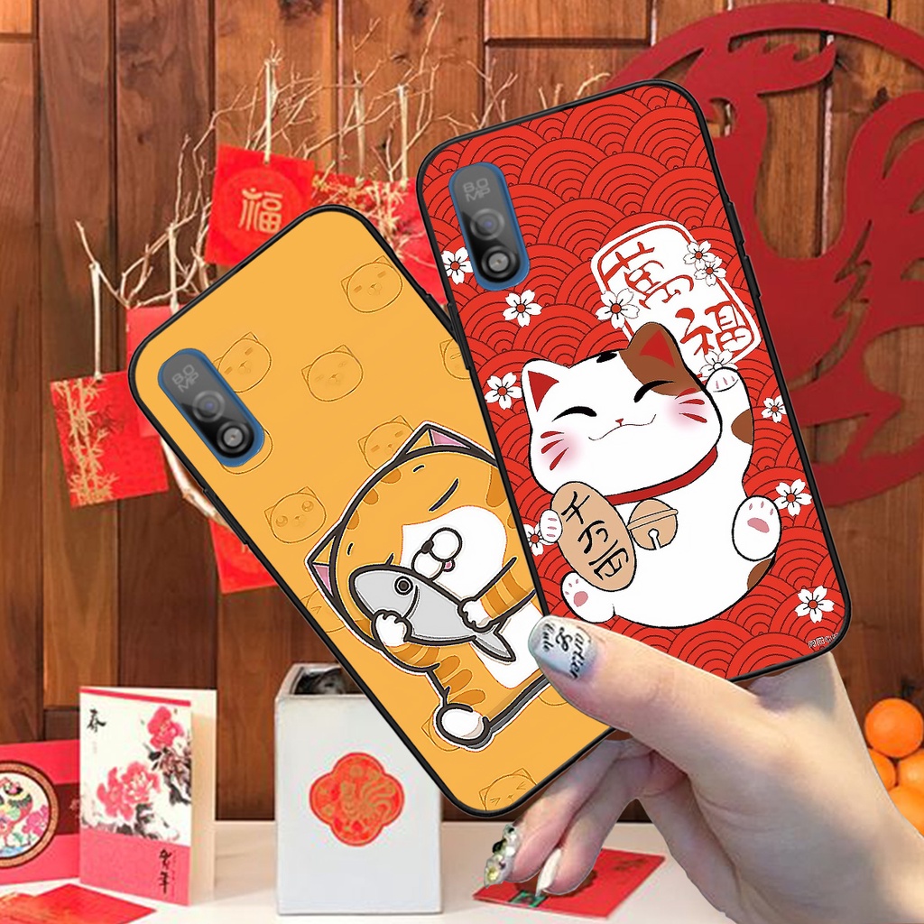 Ốp lưng Vsmart Bee / Bee 3 / Live in hình Mèo Thần Tài may mắn mẫu mới Tết này