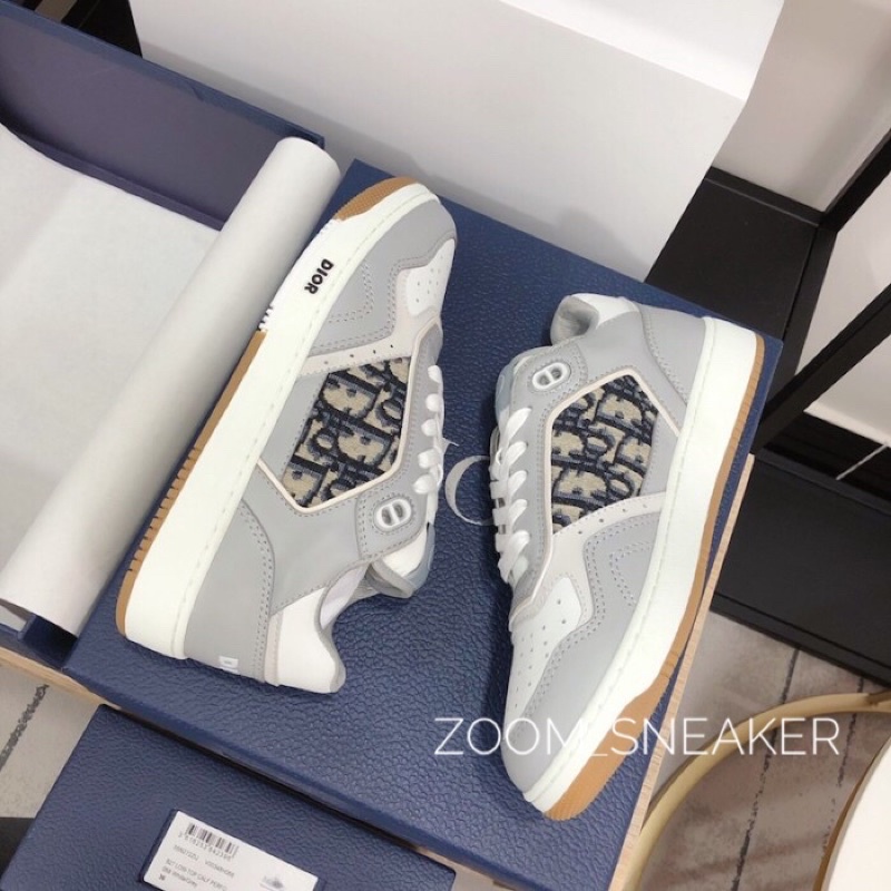 GIÀY Di.or B27 Low Grey Da Thật Lai Au [ FREESHIP + BOX ]