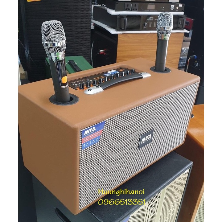 Loa di động karaoke mini công suất cực lớn, nhỏ gọn. HÁT CỰC HAY, kèm mic không dây nhẹ, hút âm