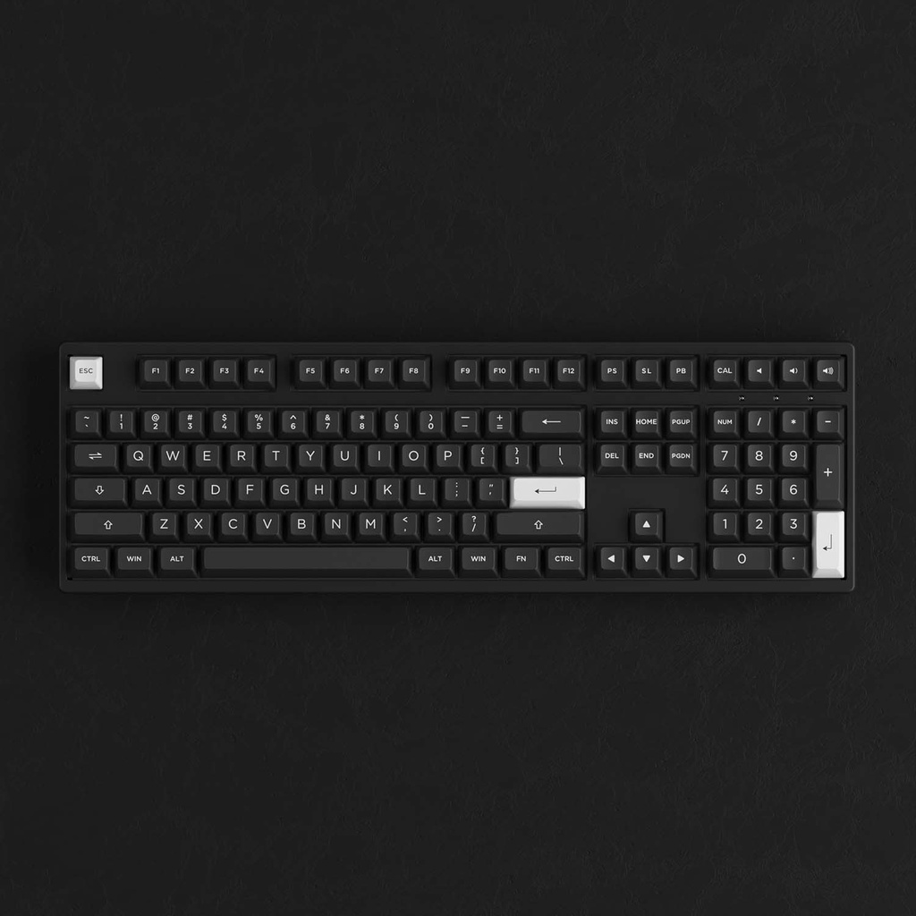 Bàn Phím Cơ Không Dây Chuyên Game AKKO 3108 RF | Black on White | White on Black - Wireless 2.4Ghz