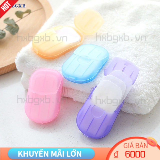 Hộp 20 thẻ xà phòng rửa tay thích hợp khi đi du lịch