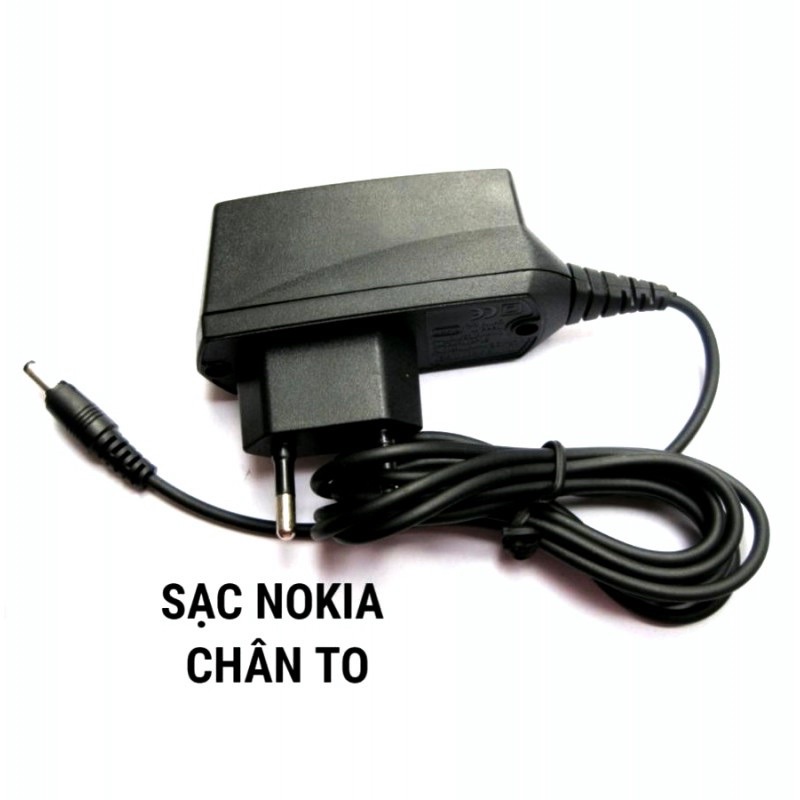 Cóc Sạc Liền Dây Nokia Chuôi Lớn 3100, 3200, 3300, 3510, 3510i, 3590, 3650, 5100, 6100, 6220, 6230, 6310, 6310i, 6500,..