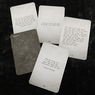 Bộ Bài Nhắc Nhở Haletu Black (Dark) (Guu Tarot Shop)