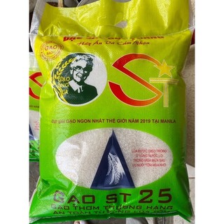 CHÀO XUÂN 2023 GẠO ST25 THƠM DẺO(Hàng đóng gói 10kg)