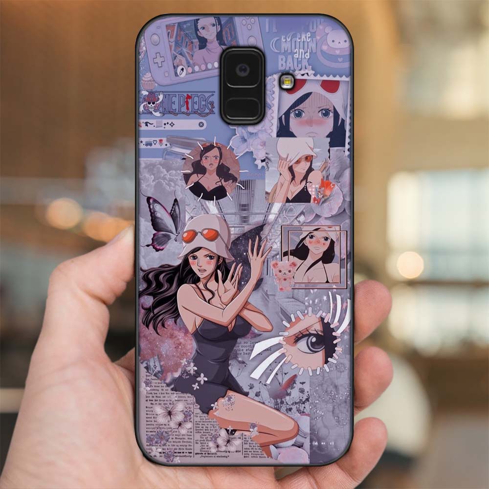 Ốp lưng Samsung A5 2018, A6 2018, A8 2018, J6 2018, A8 Plus Nico Robin One Piece Đảo Hải Tặc